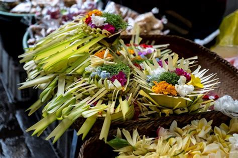 Balinese Traditional Offerings The God Stock Image Image Of Aromatic Balinese 138700111
