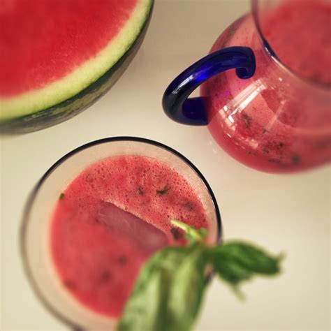 Watermelon Basil Vodka Slushies A Party In My Pantry