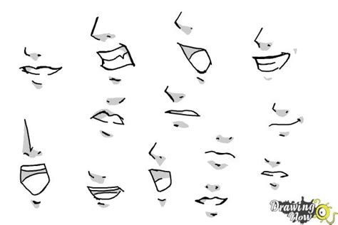How To Draw Manga Mouths Drawingnow