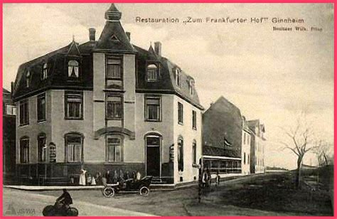 frankfurt a m restauration zum frankfurter hof ginnheim 1906 frankfurt frankfurt am