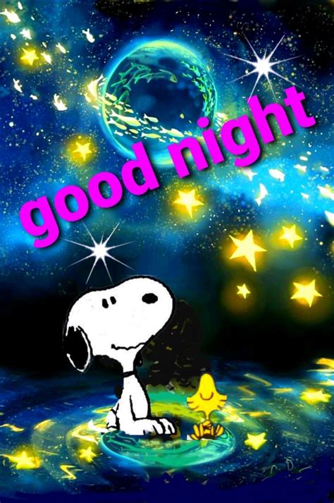 スヌーピーgood Night Goodnight Snoopy Snoopy Pictures Good Night Greetings