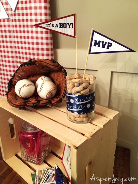 Baseball Themed Baby Shower Centerpieces Change Comin