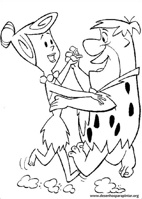 Os Flintstones Desenhos Para Imprimir Colorir E Pintar Do Fred Wilma Barney Betty Pedrita