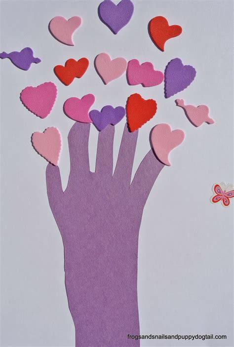 Heart Handprint Tree Craft For Kids By Fspdt Valentine Day Craft For