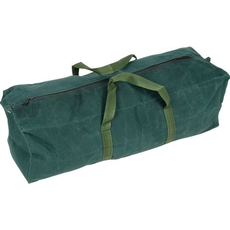 600mm Zipped Canvas Tool Bag Heavy Duty Holdall With Strong Handles New