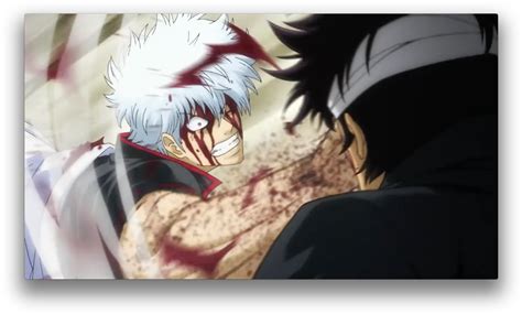 Best Anime Fights Gintoki Sakata Clipart Large Size Png Image Pikpng