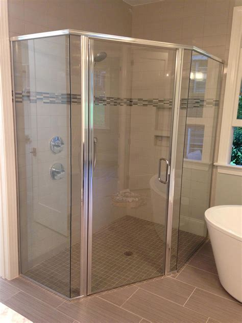 semi frameless shower doors raleigh nc shower glass