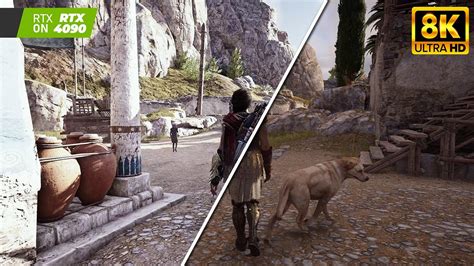 Assassin S Creed Odyssey Comparison Photorealistic Ray Tracing Vs
