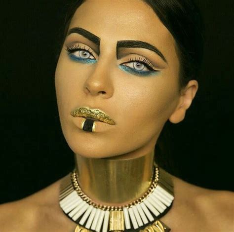 Cleopatra Egyptian Makeup Maquillaje Halloween Tutorial Halloween Makeup Tutorial Costume