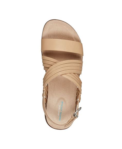 Easy Spirit Martha Stewart X Womens Marlis Strappy Flat Sandals