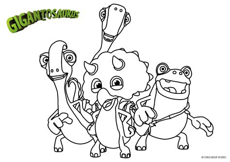 Gigantosaurus On Disney Junior Free Printables Disney Coloring Pages