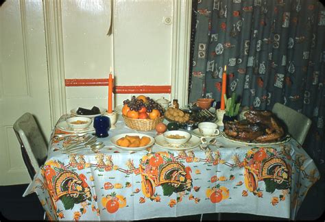 068 Thanksgiving Table 1956 Paul W Flickr