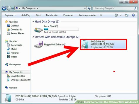 To restore a windows 7 or vista computer, you must have a set of restore discs for the computer or an original windows 7 or vista installation disc. How to Format the C Drive With Windows 7: 8 Steps (with ...