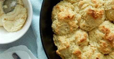 Cast Iron Skillet Biscuits With Honey Butter Recipe Homemade Honey Butter Easy Drop