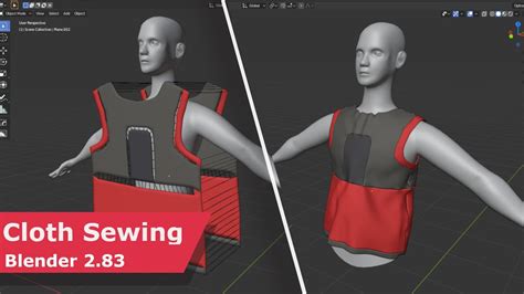 Tutorial Sewing Cloth In Blender 283 Beginners Tutorial Youtube
