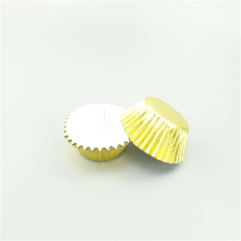 Light Gold Mini 35mm Foil Cupcake Cases 50 Pieces 3 Pack Ultimate