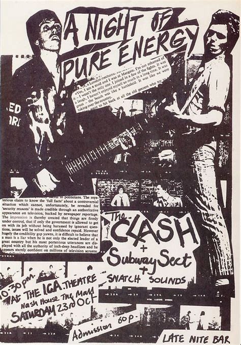 35 Old Punk Flyers That Prove Punk Used To Be So Cool Concert Posters British Punk Rock