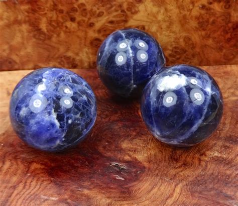 Sodalite Sphere Polished Round Gemstone Ball By Amazingcrystals