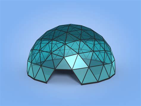Geodesic Dome Model Turbosquid 1462923