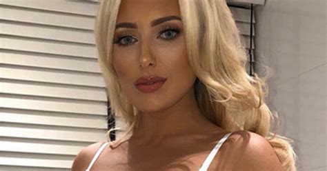 Towie S Amber Turner Strips To Sheer Lace Lingerie For Peek A Boob