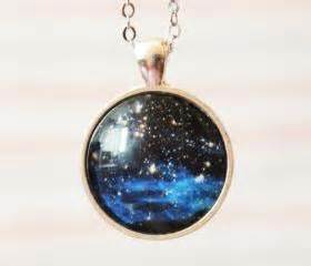 Cosmic Pendant Necklace Stars Clusters Ngc Galaxy Pendant Series