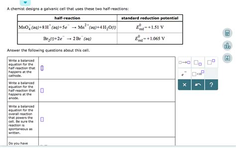 Solved Write A Balanced Equation For The Overall Reaction Chegg Com