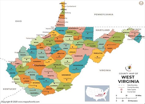 Map Of West Virginia Counties Wisconsin State Parks Map