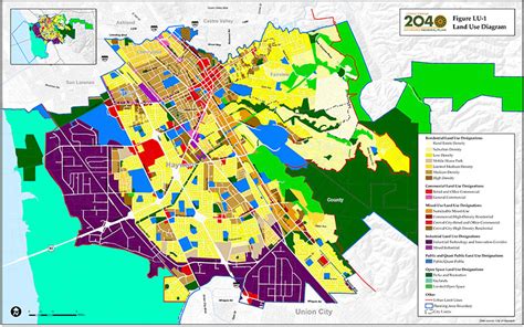 Land Use Diagram And Land Use Designations Hayward Eplan