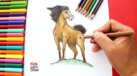 Cómo Dibujar Un Caballo De Manera Fácil How To Draw A Horse Easy