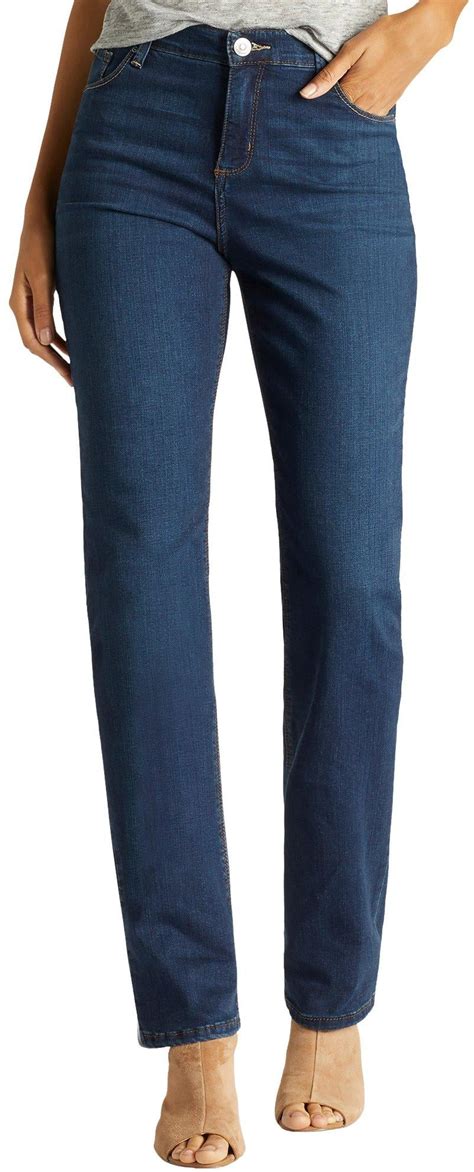 Lee Lee Petite Relaxed Straight Leg Slim Fit Jeans