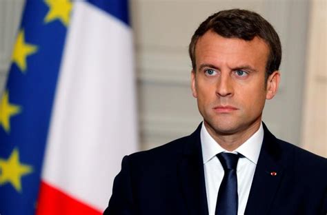 French President Emmanuel Macron Attends A Press Conference At The Elysee Palace In Paris The