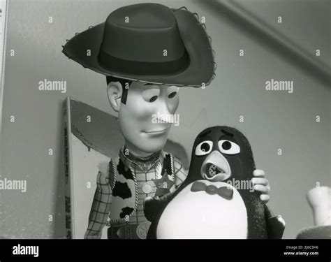 Characters Woody And Wheezy In The Animation Movie Toy Story 2 Usa