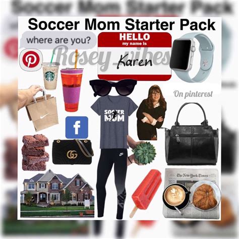 Soccer Mom Starter Pack Soccer Mom Outfits Soccer Mom Spirit Week Outfits
