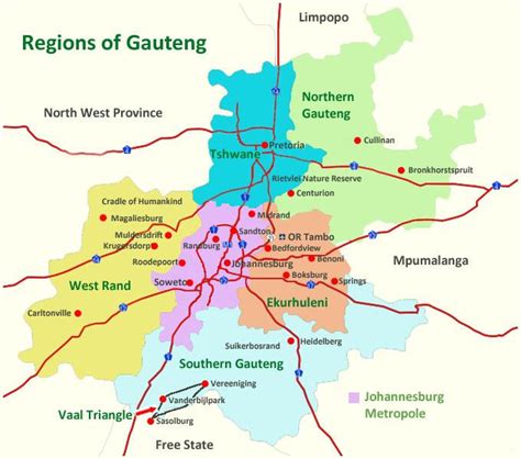 Johannesburg Central Map ~ Mapvine
