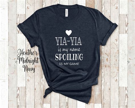 Yia Yia Is My Name Funny Yia Yia Shirt Ts For Yia Yia Etsy