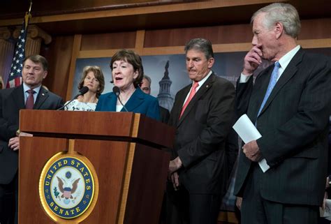 Virus Relief Deal Backed By Susan Collins Angus King Meets Some Resistance