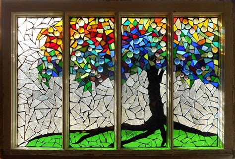 Mosaic Stained Glass Roots Glass Art By Catherine Van Der Woerd