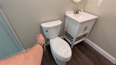 Basement Bathroom Is Done Half To Full Conversion Youtube