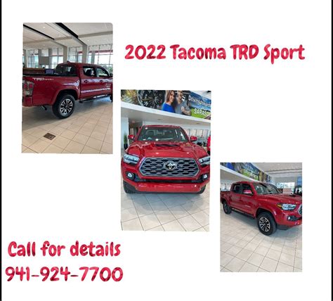 Sarasota Toyota 2022 Toyota Tacoma Trd Sport