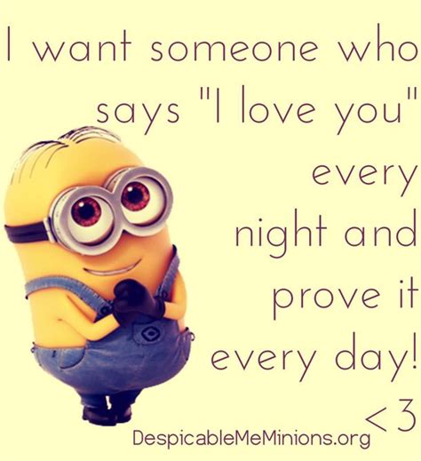 60 Valentines Day Minion Quotes About Love Minion Love Quotes Funny