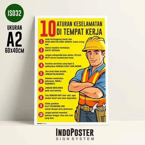 Contoh Poster K3 Di Tempat Kerja HSEpedia Indonesia 51 OFF