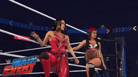 Wwe 2k23 Main Event Nikki Bella W Brie Bella Vs Dana Brooke Youtube