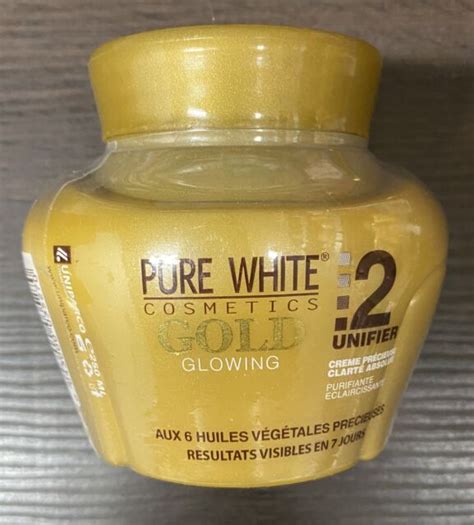 Pure White Cosmetics Gold Glowing 2 Unifier Creme 250g Ebay