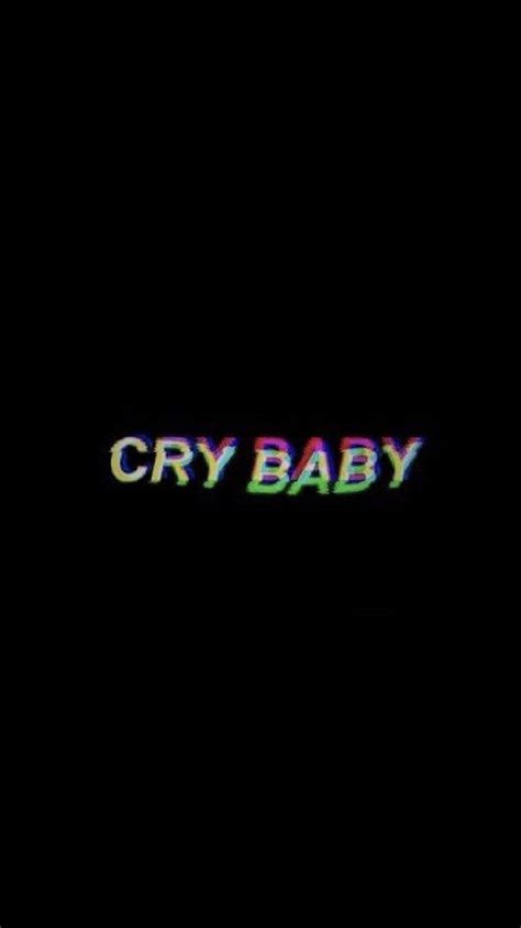 Download Trippy Dark Aesthetic Cry Baby Wallpaper