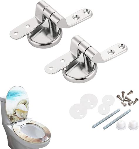 Toilet Seat Hinges Replacement Chrome Finished Toilet Seat Toilet Seat