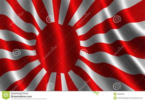 Rising Sun Japan Flag Illustration 36206954 1300×903 Pixels