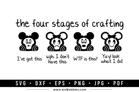 The Four Stages Of Crafting Svg Artbubbles