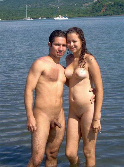Shower Nude Couple Erection