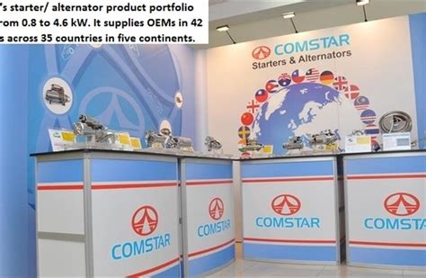 Comstar Unveils Worlds Lightest Starter Motor To Open New Plant In