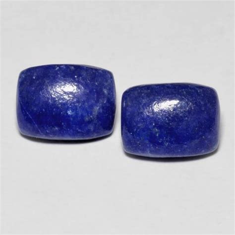 Blue Lapis Lazuli 15 Carat 2 Pcs Cushion From Afghanistan Gemstones